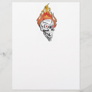 Papier Crâne flamboyant