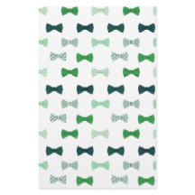 Cravate moderne Green Bow corps motif