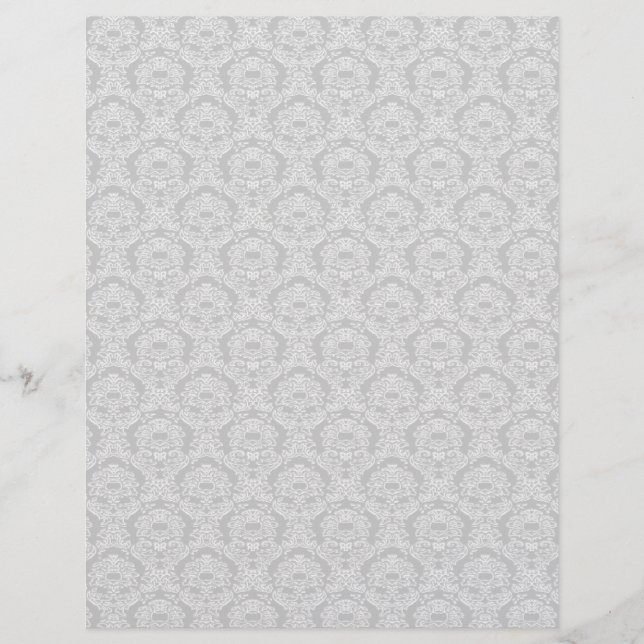 Papier Cream Damask Medium (Devant)