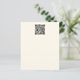 Papier Créer instantanément un code QR Modifiable blanc