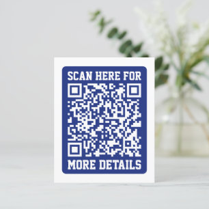 Papier Créer un code QR analysable Bleu marine (modifia