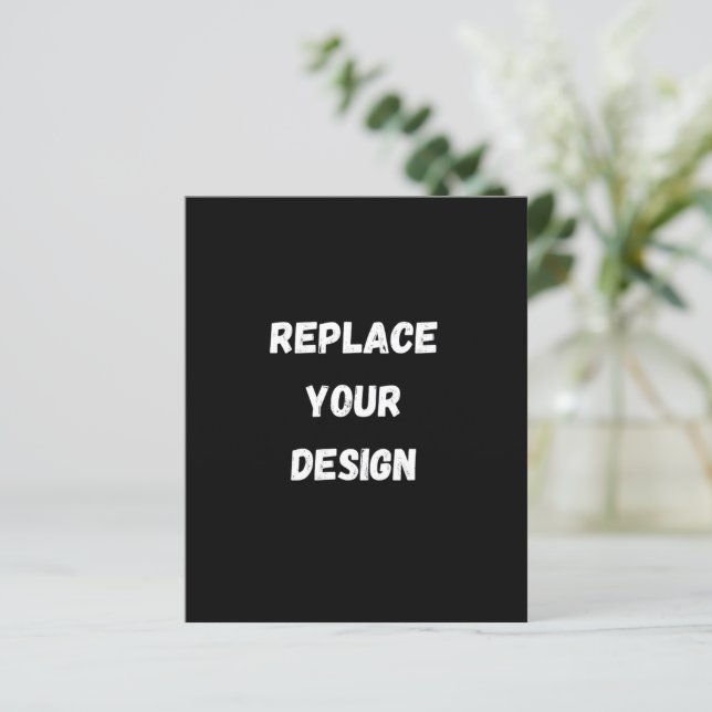Papier Créez votre propre conception personnalisée en noi (Debout devant)