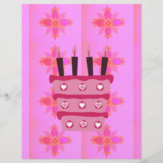 Papier Créez votre propre fête d'anniversaire heureux (Devant)
