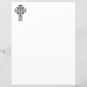 Papier Croix chrétienne orthodoxe