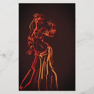 Papier Croquis de gestation dessin fusion tribale bellyda