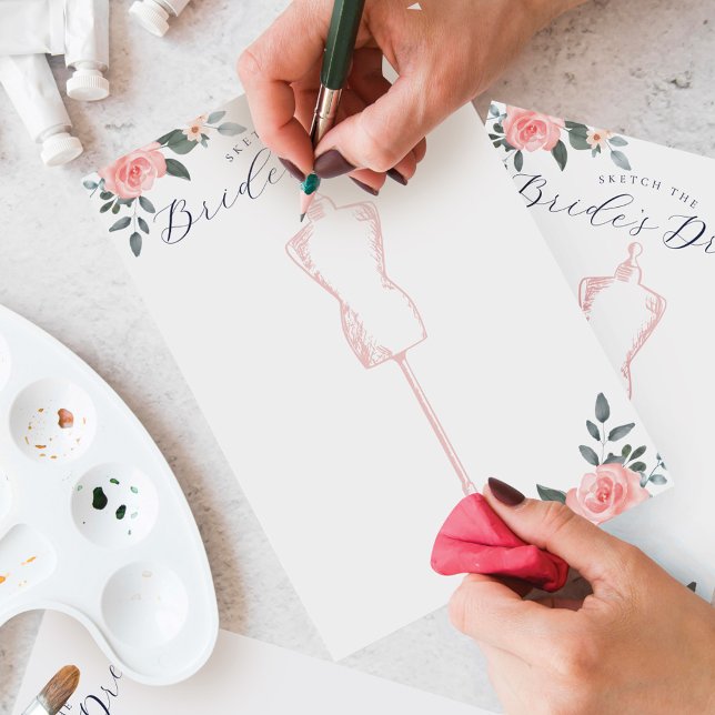 Papier Croquis Le jeu de Fête des mariées de robe de mari (Créateur téléchargé)