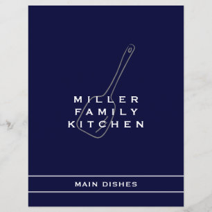 Papier Cuisine familiale Divider plat principal Marine