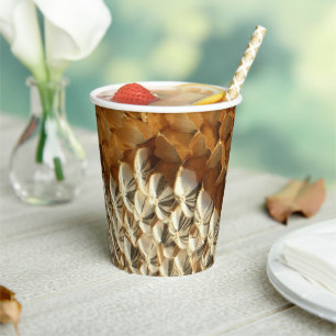 Papier-Cup - halb voll Pappbecher