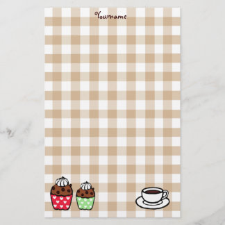 Papier Cupcake et En vichy