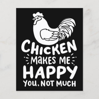 Papier Cute Chicken Farmer Sarcastique| Cadeau Pour Valen