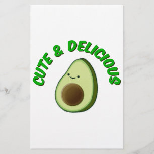 Papier Cute Et Délicieux Avocado