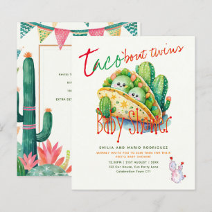 Papier Cute Fiesta Taco TWINS Baby shower MEILLEUR BUDGET