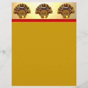 Papier Cute Holiday Turquie en-tête