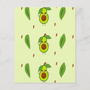 Papier Cute kawaii avocado