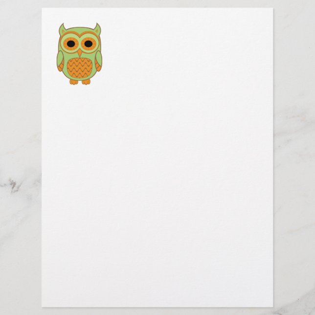 Papier Cute Owl (Devant)