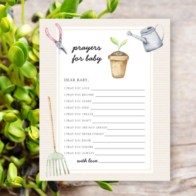 Papier Cute Sprout - Partie | prières pour bébé (Créateur téléchargé)