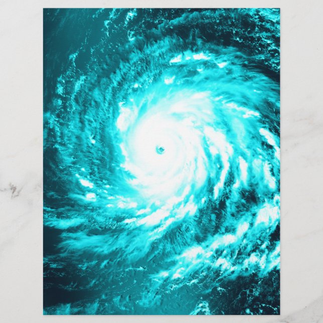 Papier Cyclone bleu (Devant)