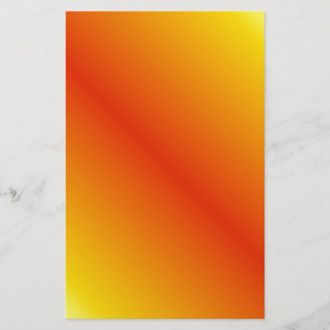 Papier D1 Dégradé bi-linéaire - Jaune à rouge (Devant)