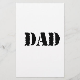 Papier DAD fête des pères simple cadeau