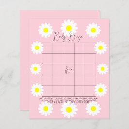 Papier Daisies - Baby shower jeu de bingo