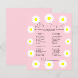 Papier Daisies - Quoi dans votre sac à main