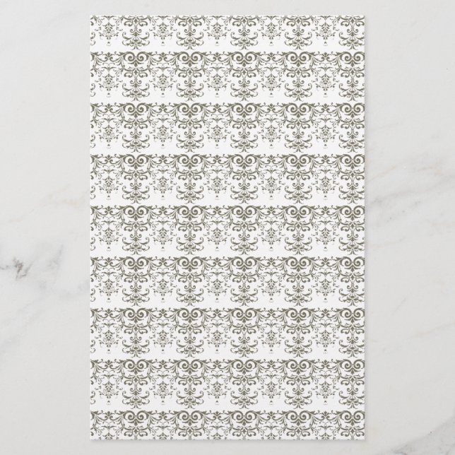 Papier d'artisanat victorien simple (Devant)