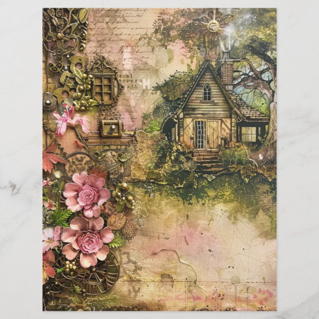 Papier d'automne du journal de junk (Dos)