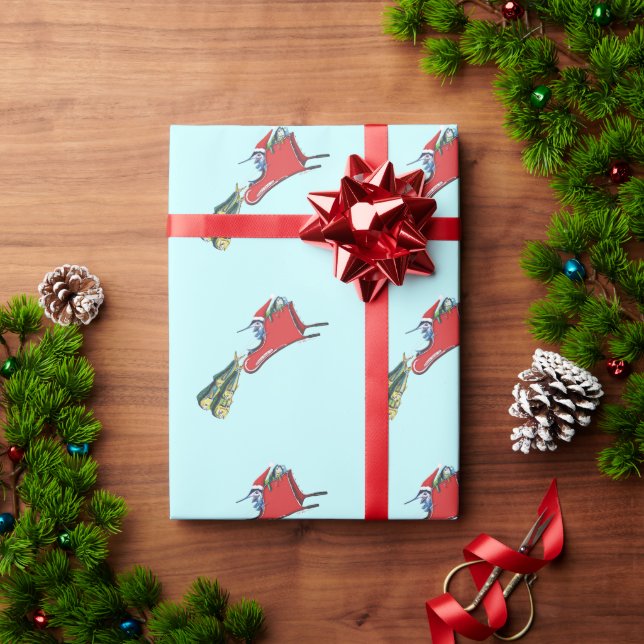 Papier de cadeau des brides serrées (Cadeau de vacances)