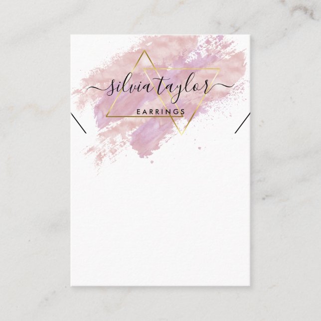 Papier de calligraphie artisanale Carte d'affichag (Devant)