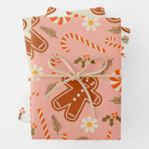Papier de décoration de Noël pour homme en pain d’