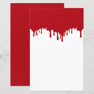 Papier de dessus de la goutte rouge de tomate pers
