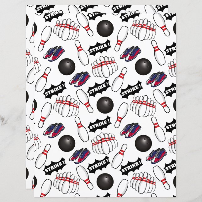 Papier de fond de quilles (Devant / Derrière)