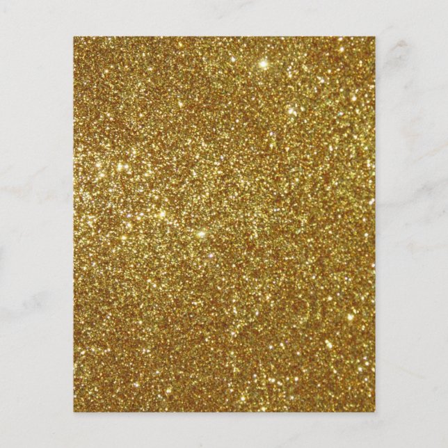 Papier de fond de scrapbook à paillettes dorées (Devant)