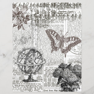 Papier de la collection Collage publicitaire noir