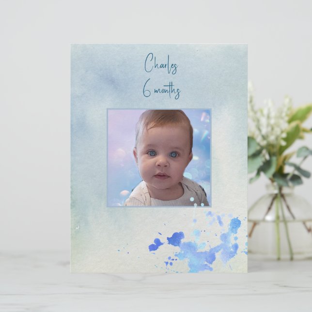 Papier de la feuille de papier du cadre d'image bl (Debout devant)