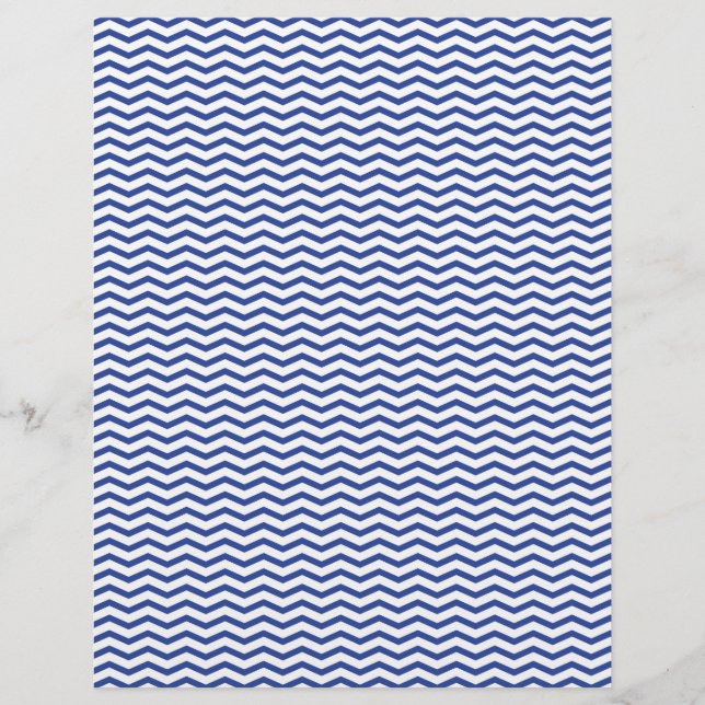Papier de la marine Chevron/Zig Zag (Devant)