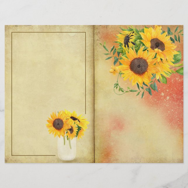 Papier de la page Journal des tournesols (Devant)