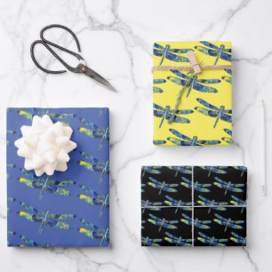 Papier de l'artisanat d'enveloppement de libellule