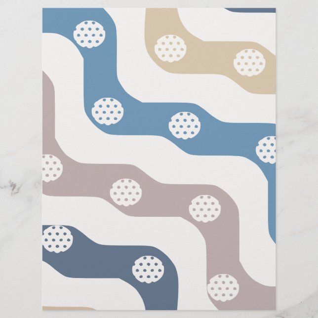 Papier de ligne épais Wavy (Devant)