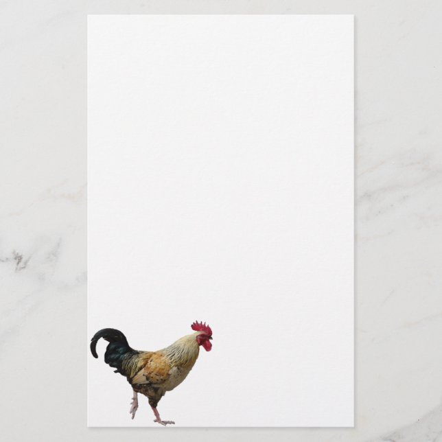 Papier de papeterie de coq (Devant)