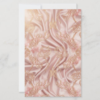 Papier de papeterie floral double face esthétique