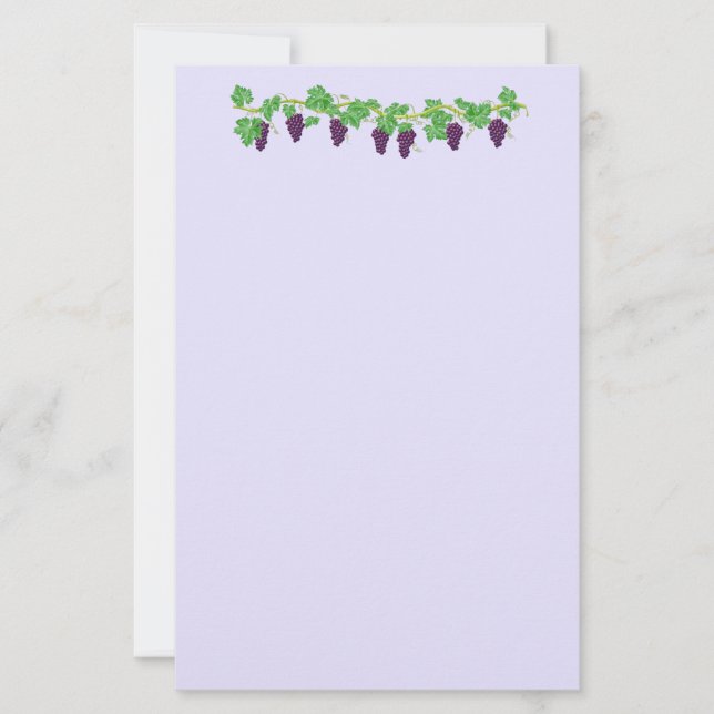 Papier de papeterie Grape Vine (Devant)