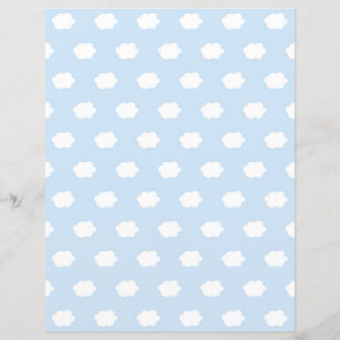 Papier de papier de maquillage Cloud blanc sur cie