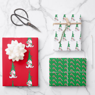 Papier de papier d'enveloppement Elf Gnome Ensembl