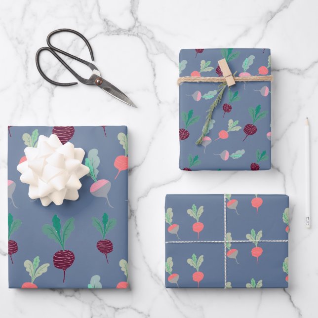 Papier de papier Radish, enveloppement de betterav (Recto)
