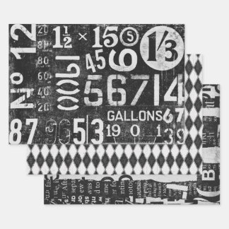 Papier de recouvrement de typographie vintage pour