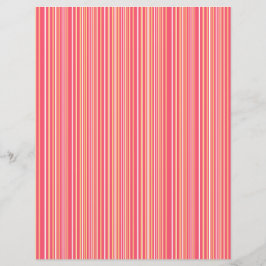 Papier de scrapbook rayé rose et orange moderne