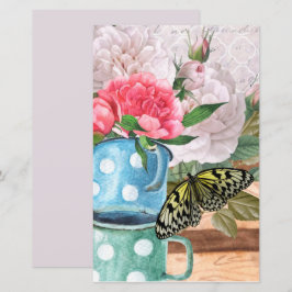 Papier de scrapbooking en découpage de jardin à l'