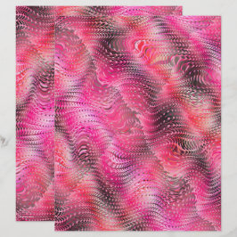 Papier de scrapbooking en faux cuir de serpent ros