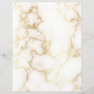 Papier de scrapbooking Marbre Veine Or Argent 2 Fa